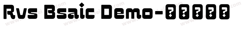 Rvs Bsaic Demo字体转换
